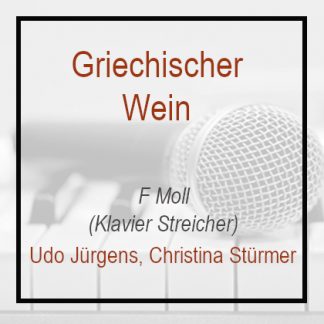 Griechischer Wein - Udo Jürgens - Silbermond - F Moll