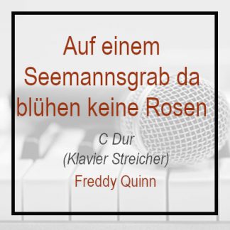 Auf einem Seemannsgrab da blühen keine Rosen – Freddy Quinn – Klavierversion