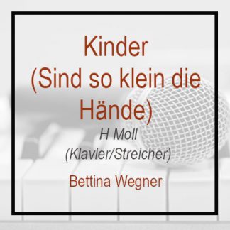 Kinder, sind so kleine Hände H Moll - Klavierversion - Bettina Wegner