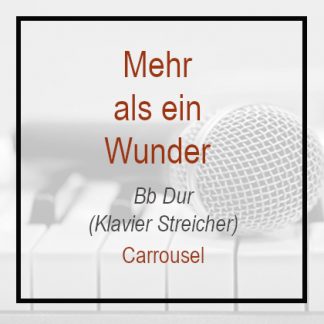 Mehr als ein Wunder - carrousel - Klavierversion - Bb Dur