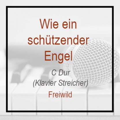 Wie ein schützender Engel C Dur - Freiwild - Klavierversion