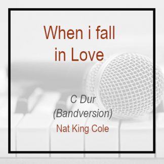 Ehen i Fall in Love - C Dur - Playback - Nat King Cole