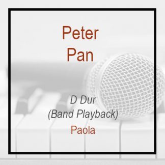 Peter Pan - D Dur - Paola - Playback