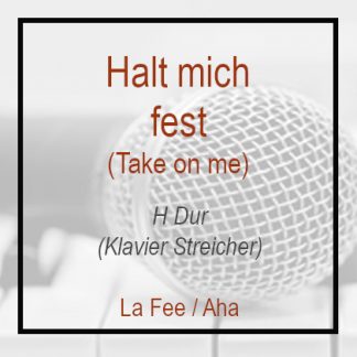 Halt mich fest - H Dur - Klavierversion - Flügel - Take on me - Aha - La Fee