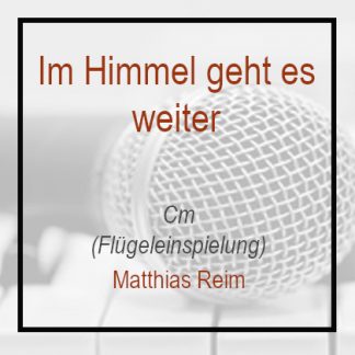 Im Himmel geht es weiter - Matthias Reim - C Moll - Klavierversion - Flügel
