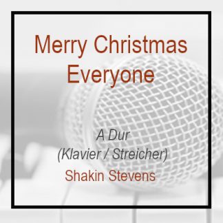 Merry Christmas everyone A Dur Klavierversion Shakin Stevens