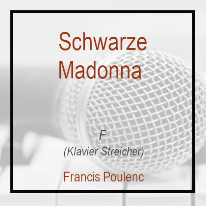 Schwarze Madonna (F Dur) - Klavier Streicher