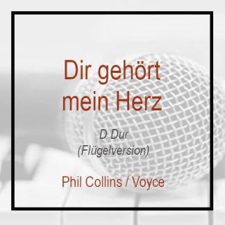 Dir gehört mein Herz - Flügeleinspielung - D Dur - Phil Collins - Voyce