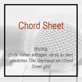 Chord Sheet