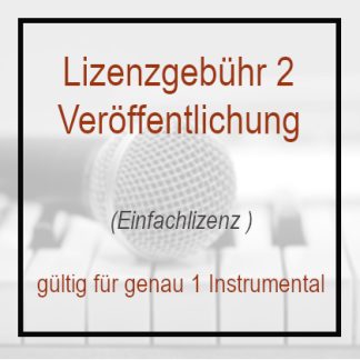 Lizenz 2 zur Veröffentlichung