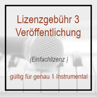 Lizenzgebühr 3