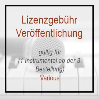 Lizenzgebühr zur gewerblichen Nutzung